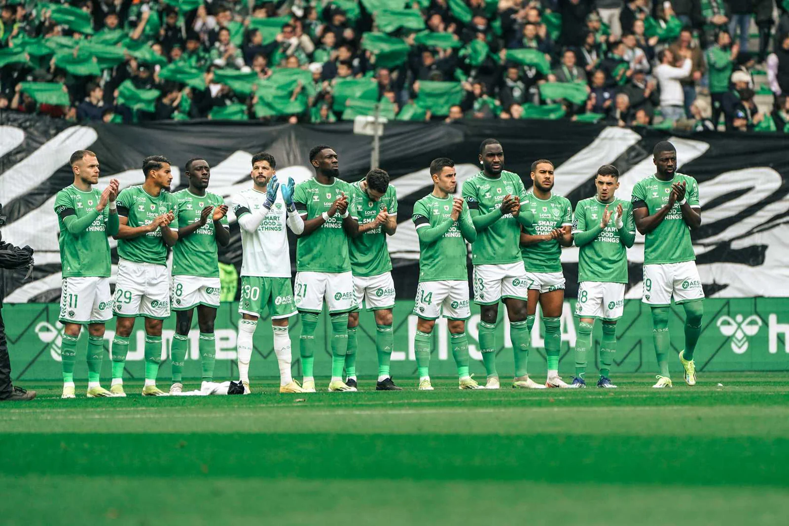 Lot D'écharpes AS Saint-Étienne D'occasion - Ensemble Pour Supporter